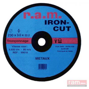 DISQUE TRONC. METX IRON-CUT 12 