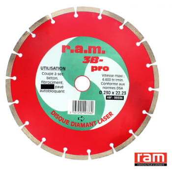  DISQUE DIAMANT SEGM. 3B-PRO 12 
