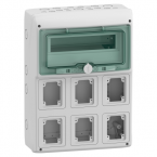 Mureva coffret prise 13M 6 Ouv 