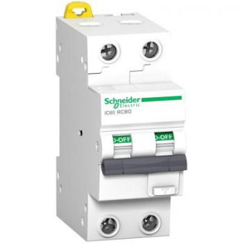  IC60 RCBO 2P 10A 30mA AC 