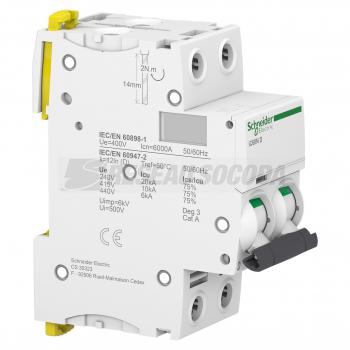  IC60N DISJ 2P 6A COURBE D 