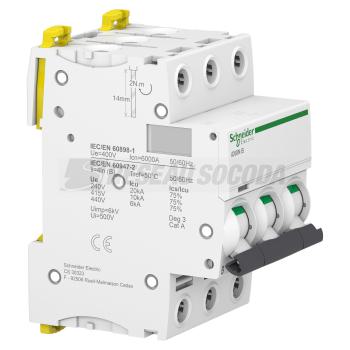  IC60N DISJ 3P 25A COURB B 