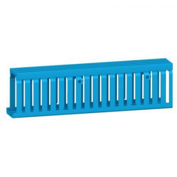  Goulotte perforee bleu 55x30mm 