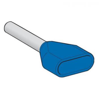  Embout D moyen 0,75mm bleu NF 