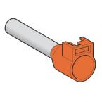  Embout E moyen 4mm orange NF 