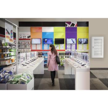  Porte Blanche pour gaine 8 R 