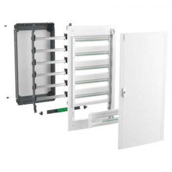  Coffret encastrs plast 6R 24M 