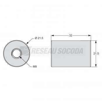  TI CABLE CC CANON 12,5MM 