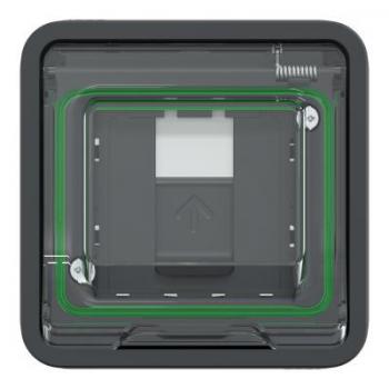  MUR RJ45 Cat6ASTP GRIS 
