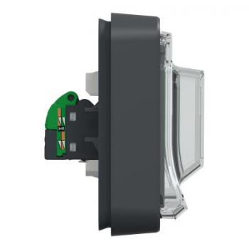  MUR RJ45 Cat6ASTP GRIS 