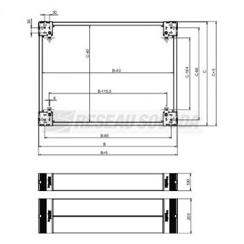  SOCLE FRONT.SF SM 100X400 