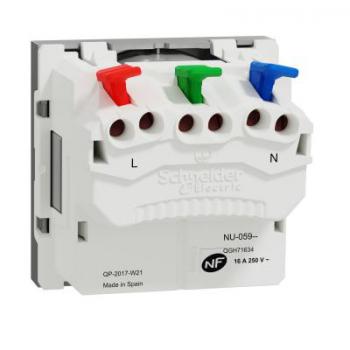  Prise 2P+T FR 90 rapide Alu 