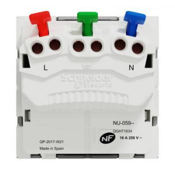  Prise 2P+T FR 90 rapide Alu 