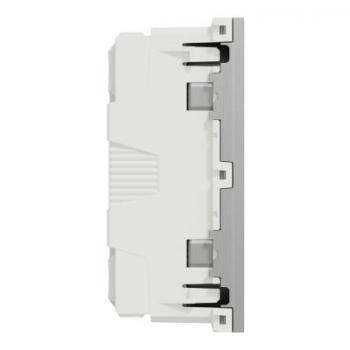  Prise 2x2P+T FR 45 rapide Alu 