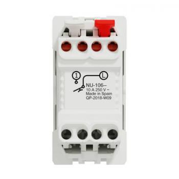  Bouton-pous NO 10A rap 1m Blan 