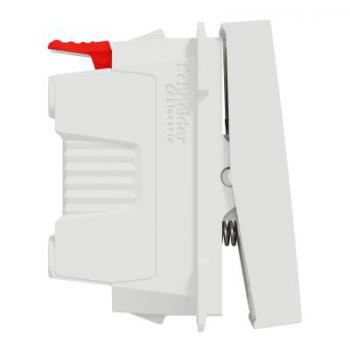  Bouton-pous NO 10A rap 1m Blan 