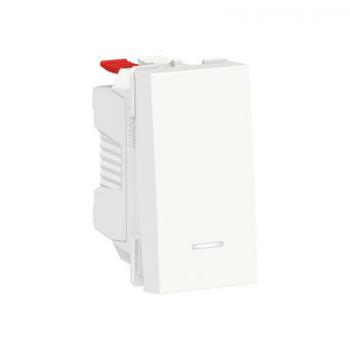  Poussoir lum local 10A 1m Blan 
