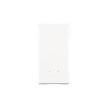  Poussoir lum local 10A 1m Blan 