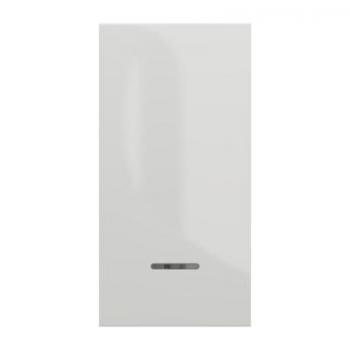  Poussoir lum local 10A 1m Blan 