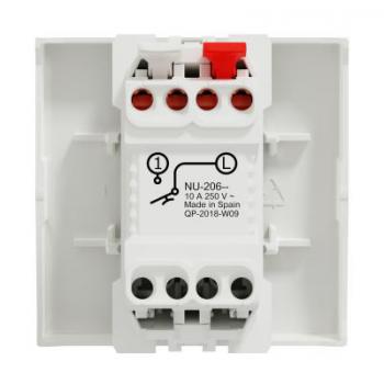  Bouton-pous NO 10A rap 2m Blan 