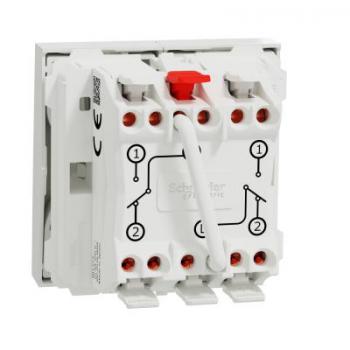  Double v-v 10A rap 2m Blanc 