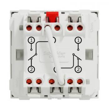  Double v-v 10A rap 2m Blanc 