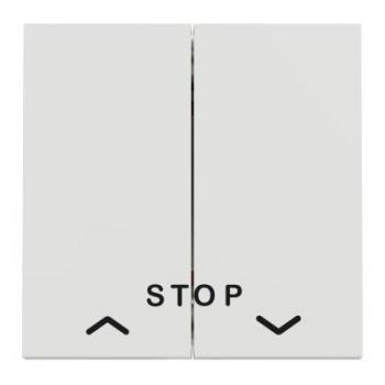  Cde VR double pous STOP 2m Bla 