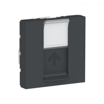  Prise RJ45 x1 cat6STP 2m Anth 