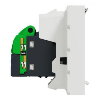  Prise RJ45 x1 cat6FTP 2m Blanc 