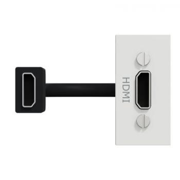  Prise HDMI 1m Blanc 