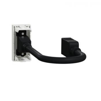  Prise HDMI 1m Blanc 