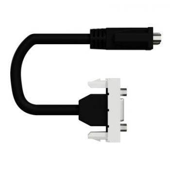  Prise VGA HD15 female 1m Blanc 