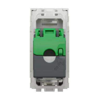  Prise RJ45 x1 cat6FTP 1m Blanc 