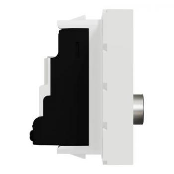  Prise TV mle individ 2m Blanc 