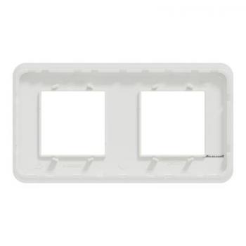  Plaque de finition Blanc 2P 