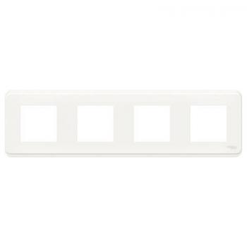  Plaque de finition Blanc 4P 