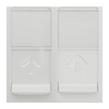  Prise 2 RJ45 S-One 2m Blanc 