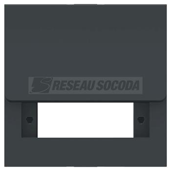  Prise optique SCd 2m anthracit 