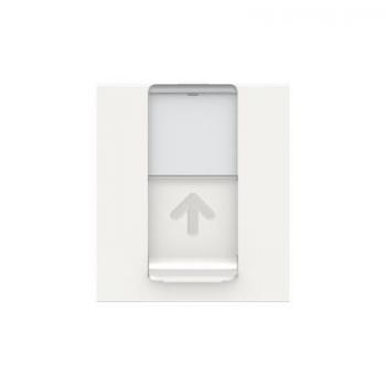  Prise 1 RJ45 Keyst/Syst 2m Bla 