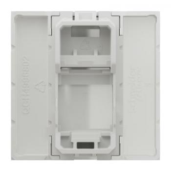  Prise 1 RJ45 Keyst/Syst 2m Bla 