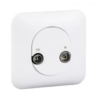  **PRISE TV-R + PLAQUE 