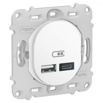  **Double prises USB 2,4A SS PL 