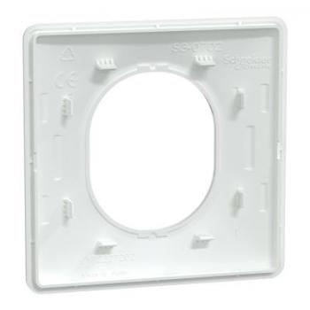  Plaque 1 poste Blanc 