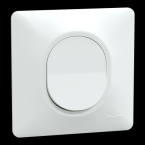  Poussoir Ferm Blanc griffe plq 