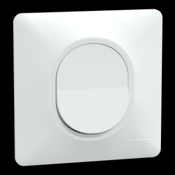  Poussoir Ferm Blanc griffe plq 