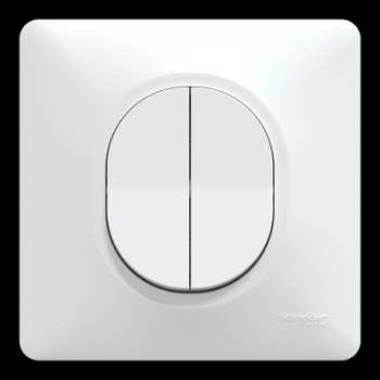  Double VV Blanc griffes plaque 