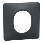  Plaque 1 poste Anthracite 