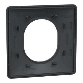  Plaque 1 poste Anthracite 