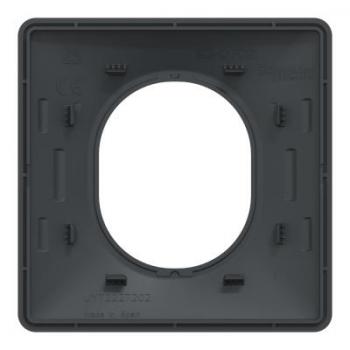  Plaque 1 poste Anthracite 