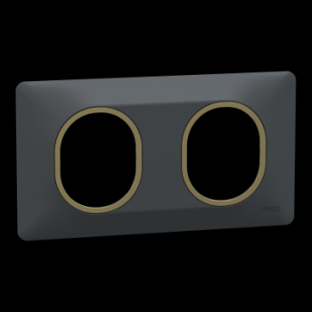  Plaque 2 post Hor 71 mm Ant Lt 
